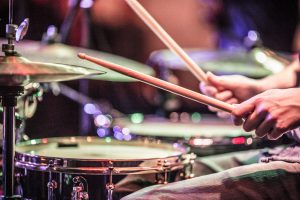 Drummer snare drum motion